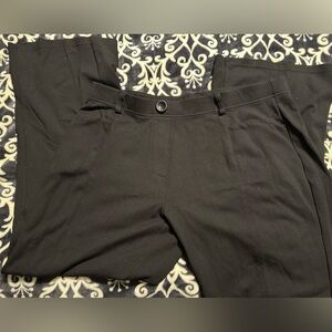 Womens Black structured yoga Pants